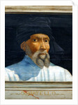 Cassone with 5 portraits of the Masters of the Florentine Renaissance by Anonymous
