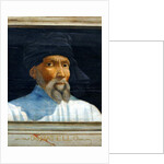 Cassone with 5 portraits of the Masters of the Florentine Renaissance by Anonymous