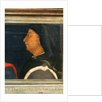 Cassone with 5 portraits of the Masters of the Florentine Renaissance by Anonymous