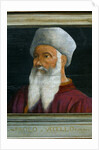 Cassone with 5 portraits of the Masters of the Florentine Renaissance by Anonymous