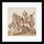 Ms Gen 1496 Plate CXIII Gladiators, 1674 by Pietro Santi Bartoli