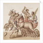 Ms Gen 1496 Plate CXIII Gladiators, 1674 by Pietro Santi Bartoli