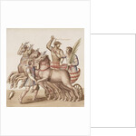 Ms Gen 1496 Plate CXIII Gladiators, 1674 by Pietro Santi Bartoli