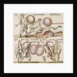 Ms Gen 1496 Plate CXVI Gladiators, 1674 by Pietro Santi Bartoli