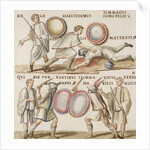 Ms Gen 1496 Plate CXVI Gladiators, 1674 by Pietro Santi Bartoli