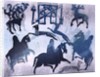 Pictish Hunting Scene III, 1995 by Gloria Wallington