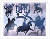 Pictish Hunting Scene III, 1995 by Gloria Wallington