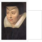 Indre & Loire N* 025 - Chateau d'Azay-le-Rideau - Room N* 4 - Portrait of Catherine de Medicis by Anonymous