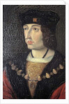 Indre & Loire N* 184 - Chateau de Loches - Portrait of Charles VIII by Anonymous