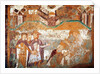 Loire Atlantique N* 063 - Church of Loroux-Bottereau - Wall painting of the legend of St-Gilles by Anonymous