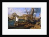 Loire Atlantique N* 120 - Nantes - Musee Dobree - The Port of Nantes - by Parrot William - painting of 1804 by Anonymous