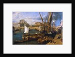 Loire Atlantique N* 120 - Nantes - Musee Dobree - The Port of Nantes - by Parrot William - painting of 1804 by Anonymous