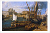 Loire Atlantique N* 120 - Nantes - Musee Dobree - The Port of Nantes - by Parrot William - painting of 1804 by Anonymous
