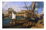 Loire Atlantique N* 120 - Nantes - Musee Dobree - The Port of Nantes - by Parrot William - painting of 1804 by Anonymous