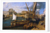 Loire Atlantique N* 120 - Nantes - Musee Dobree - The Port of Nantes - by Parrot William - painting of 1804 by Anonymous