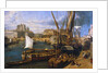 Loire Atlantique N* 120 - Nantes - Musee Dobree - The Port of Nantes - by Parrot William - painting of 1804 by Anonymous