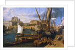 Loire Atlantique N* 120 - Nantes - Musee Dobree - The Port of Nantes - by Parrot William - painting of 1804 by Anonymous