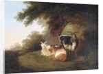 Three Goats in a Landscape, 1848 by Thomas Sidney Cooper