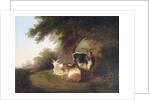 Three Goats in a Landscape, 1848 by Thomas Sidney Cooper