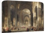 Interior of St Peter's, Rome, 1862 by David Roberts