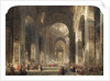 Interior of St Peter's, Rome, 1862 by David Roberts