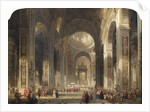 Interior of St Peter's, Rome, 1862 by David Roberts