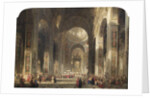 Interior of St Peter's, Rome, 1862 by David Roberts