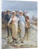 Oyster Girls at Cancale by Francois Nicolas Augustin Feyen-Perrin
