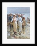 Oyster Girls at Cancale by Francois Nicolas Augustin Feyen-Perrin
