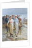 Oyster Girls at Cancale by Francois Nicolas Augustin Feyen-Perrin