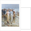 Oyster Girls at Cancale by Francois Nicolas Augustin Feyen-Perrin
