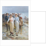 Oyster Girls at Cancale by Francois Nicolas Augustin Feyen-Perrin