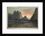 Yosemite View, Sunset, c.1899 by Christian Jorgensen