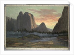 Yosemite View, Sunset, c.1899 by Christian Jorgensen