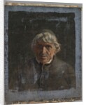 Portrait of an elderly priest, c.1884 by Christian Jorgensen