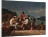 In a Quandary, or Mississippi Raftsmen at Cards, 1851 by George Caleb Bingham