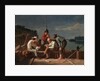 In a Quandary, or Mississippi Raftsmen at Cards, 1851 by George Caleb Bingham