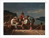 In a Quandary, or Mississippi Raftsmen at Cards, 1851 by George Caleb Bingham