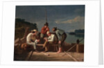 In a Quandary, or Mississippi Raftsmen at Cards, 1851 by George Caleb Bingham