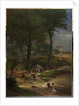Washing Day near Perugia, 1873 by George Snr. Inness