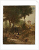 Sketch for Washing Day near Perugia, 1873 by George Snr. Inness