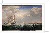 Sailing Ships off the New England Coast, c.1855 by Fitz Henry Lane