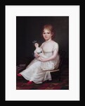 A Girl Holding a Doll, 1804 by James the Elder Peale