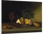 Still Life with Wine, Cake, and Nuts, 1819 by Raphaelle Peale