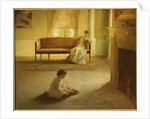 Interior with Mother and Child by Edmund Charles Tarbell