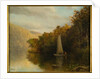 Sailboat on river, c.1875 by Arthur Quartley