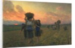 The Last Gleanings, 1895 by Jules Breton