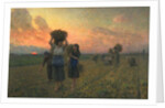 The Last Gleanings, 1895 by Jules Breton