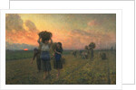 The Last Gleanings, 1895 by Jules Breton