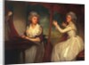 Lady Caroline Spencer, later Viscountess Clifden, and her sister, Lady Elizabeth Spencer, 1786-92 by George Romney